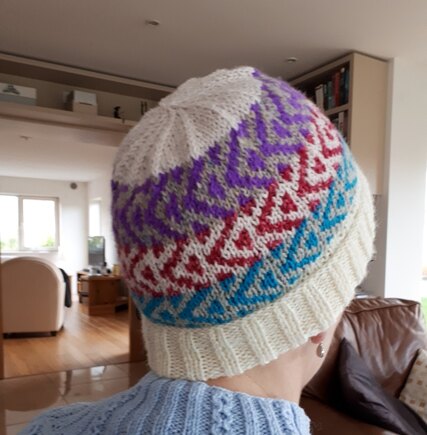 Chevron Chase Bobble Hat #2