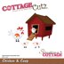 CottageCutz Dies - Chickens & Coop 4.6"X3.4"