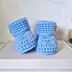 Button Baby Booties