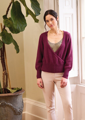 Drape Cardigan in Rowan Pure Alpaca - Downloadable PDF