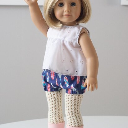 The Doll Tights - knitting pattern