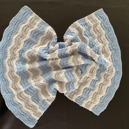 Wave Carseat Baby Blanket