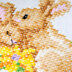 Vervaco Rabbits Table Runner, 40 x 100cm Cross Stitch Kit - Multi