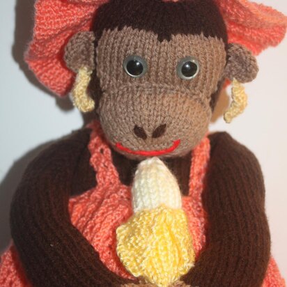 Clarisse the "Hide-A-Bag" Monkey