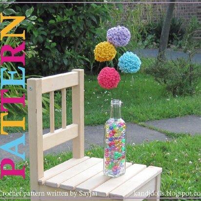 Ball Flowers Free Crochet Pattern