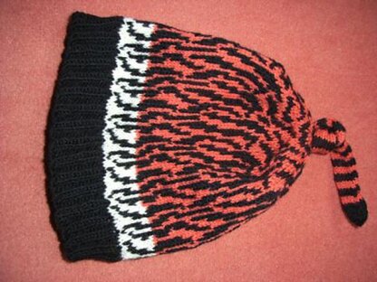 Tiger tail beanie