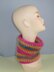 Angel Print Mohair Turtle Neck Rib Cowl