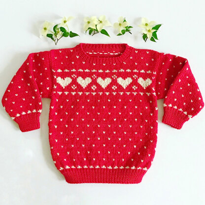 Yankee Knitter Designs 2 Child's Heart & Doll Sweaters PDF