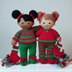 Christmas Eve Pj's, Lilly and May dolls