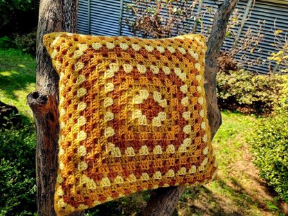 Pumpkin Spice Granny Cushion