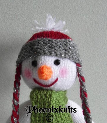 Snowman bottle topper