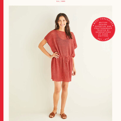 Dress in Sirdar Cotton DK - 10252 - Downloadable PDF