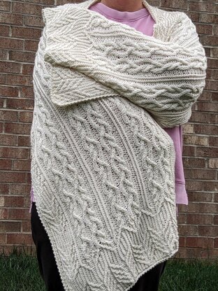 Warm Cranbrook Pocket Shawl