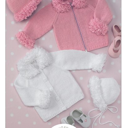 UKHKA 60 Cardigans, Hat and Bonnet in Double Knitting - UKHKA60pdf - Downloadable PDF