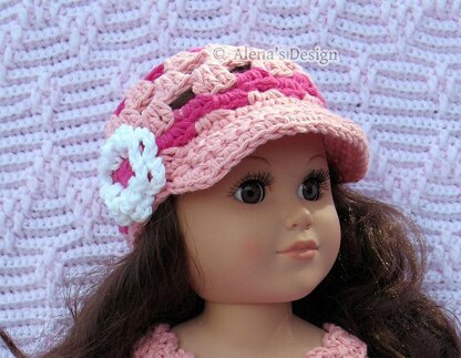 Visor Lace Doll Hat