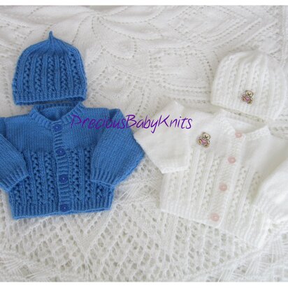 Noah  - Boy & Girl Cardigan & hat