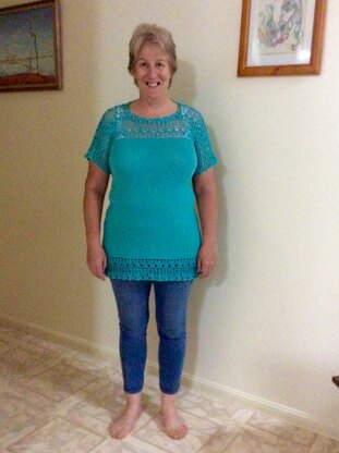 Knitted & crochet ladies tunic