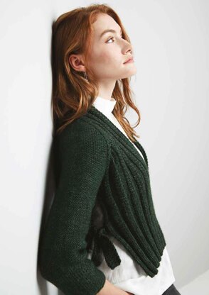 Shiregreen Cardigan in Erika Knight Wild Wool - 72001113 - Downloadable PDF