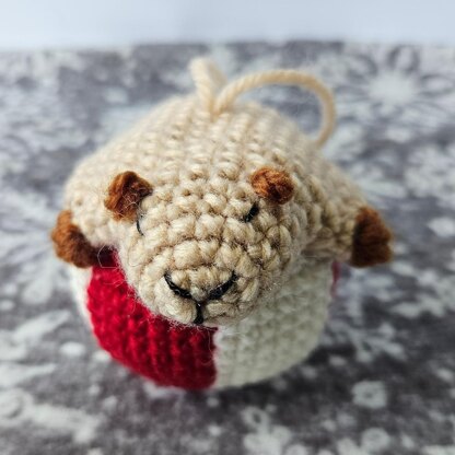 Christmas Capybara Bauble