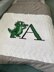 Alligator Alphabet baby blanket knitting pattern