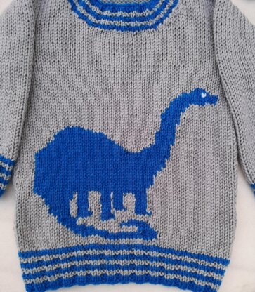 Dinosaur Sweater - Brontosaurus