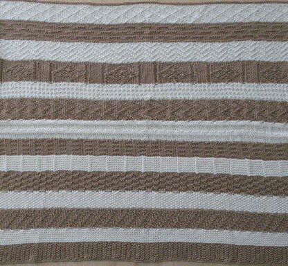 Jen Hagan Design Sampler Stripes Baby Blanket PDF