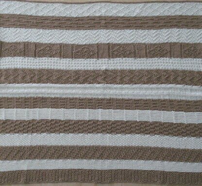 Sampler Stripes Baby Blanket