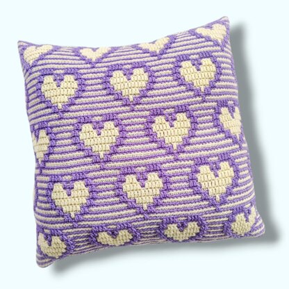 Hearts All Over Pillow