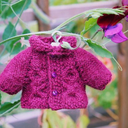 Plum Jacket & Mini skirt for doll