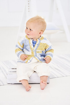 Jumper and Cardigan in Stylecraft Bambino Prints & Bambino DK - 9745 - Downloadable PDF