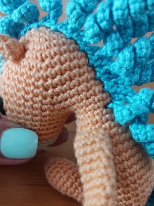 Amigurumi Unicorn Keychain