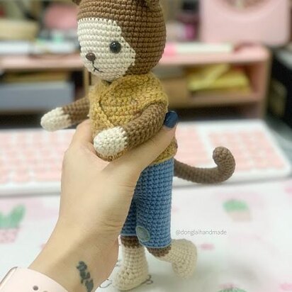 PDF PATTERN CROCHET BAOBAO MONKEY