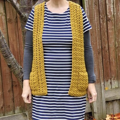 Jude Vest Crochet pattern by Holly Woodward Designs | LoveCrafts