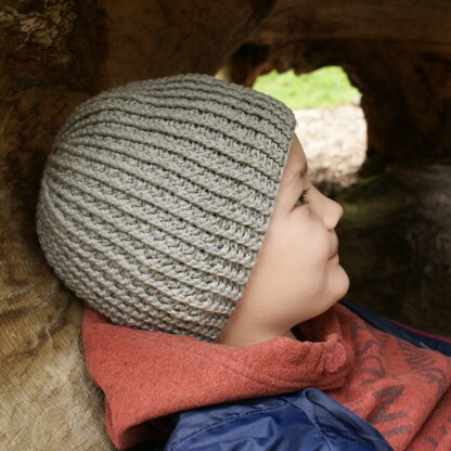 Boy's / Man's Ridge Hat PDF Crochet Pattern.