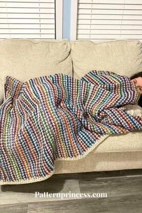 Frost Blossom Throw Blanket