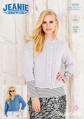 Sweaters in Stylecraft Jeanie - 9494 - Downloadable PDF