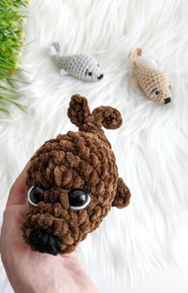 Seal Amigurumi Crochet Pattern Plush Seal PDF Pattern Crochet Stuffed  Animals 