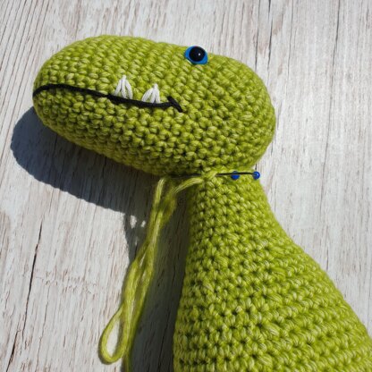 Ronnie the Raptor - US Terminology - Amigurumi