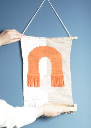 The Moon Gate Crochet Wall Hanging