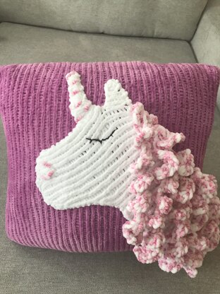 Unicorn & Cushion in King Cole Yummy - 9087