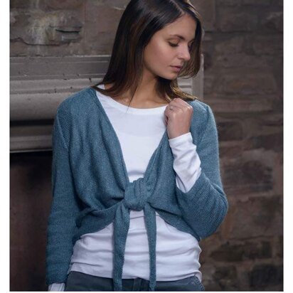 The Fibre Co. Tie Front Cardigan PDF