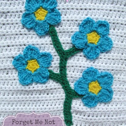 Forget Me Not Applique