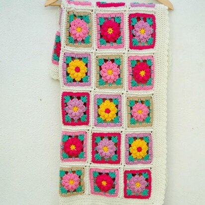 Vintage Flower Blanket