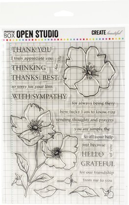Memory Box Clear Stamps - Wild Rose Stem