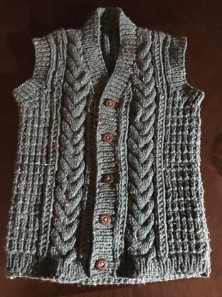 JJ’s Aran waistcoat