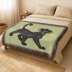 Bagheera Blanket Mowgli Throw C2C CROCHET PATTERN he Jungle Book Crib Twin