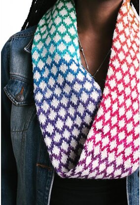 Knit the Rainbow Scarf