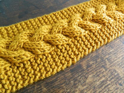 Super Chunky Cable Scarf