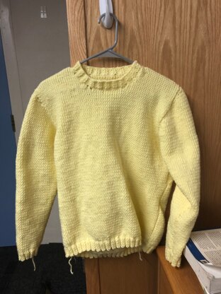Yellow sweater!