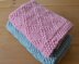 Diamonds Baby Blanket in Aran Yarn